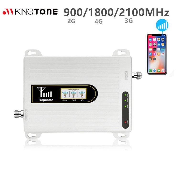 Kingtone Hot Sale Cellular single Band 900 1800 2100 GSM 3G 2g 3g 4g Mobile Signal Booster Repeater Amplifier Extender